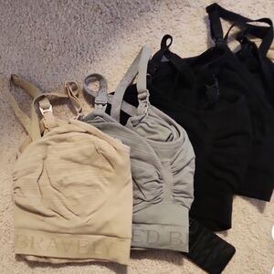 Set of 5 Kindred Bravely Nursing and Pumping Bras